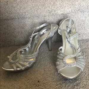 Silver heels